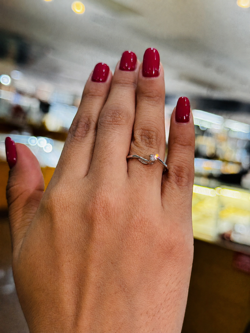 Anillo de Boda Oro 14K + 1 Ct. Diamante IGI VVS1 Color D