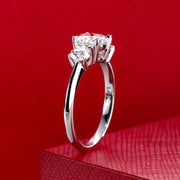 Anillo De Boda Diamante Lab Oro Solido 14k 5ct 9mm C/caja