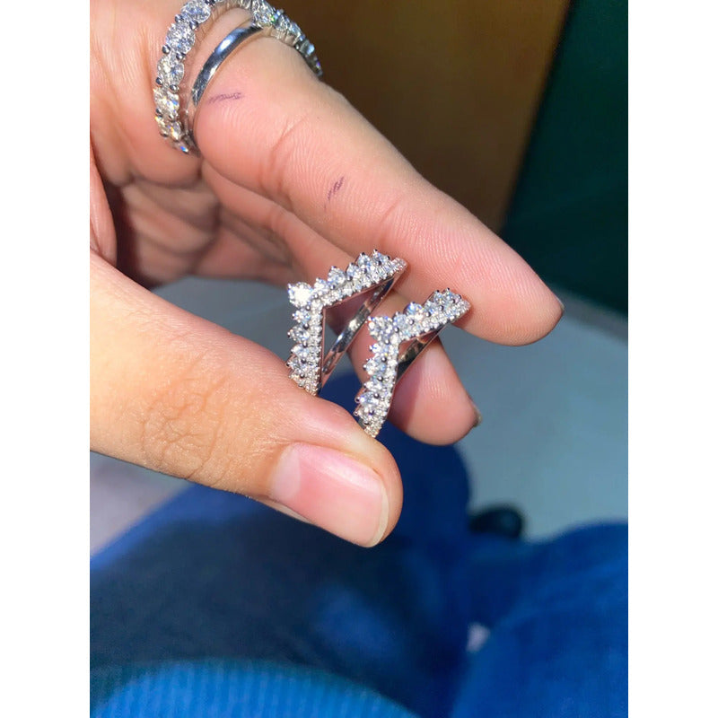 Anillo De Moissanita Corte Marquesa 5ct 9mm C/rings Auxiliar