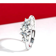 Anillo De Boda Diamante Lab Oro Solido 14k 5ct 9mm C/caja