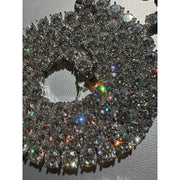 Cadena De Moissanita 80ct. Kilates Plata 925 6mm Unisex 60cm Plateado