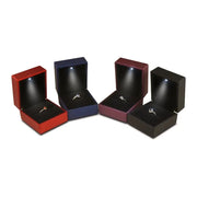 Caja Anillo O Aretes Caja De Almacenamiento Joyero C/luz Led