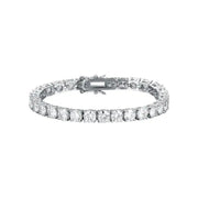 Esclava Moissanite Diamante De Lab Vvs1 20 Ct Plata 925 5mm