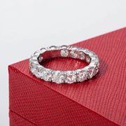 Anillo Churumbela De Diamante De 5ct - Moissanita - Oro 18k