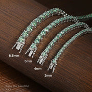 Esclava Plata 925 Italiana Moissanita 17 Quilates-oro 18k