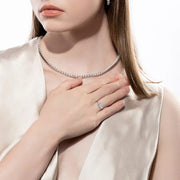 Anillo De Boda Diamante Lab Oro Solido 14k 5ct 9mm C/caja