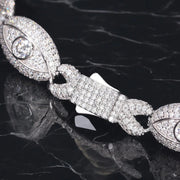 Pulso Infinito & Ojos Pulsera Moissanitas-plata 925-diamante