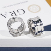 Anillo De Hombre Lujo Moissanite 4.25 Ct. Plata 925 Icebox.