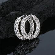 Aretes Arracadas 2.6 Ct Diamante De Lab Moissanite Plata 925 Plateado