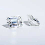 Anillo De Moissanita 3 Ct. Corte Esmeralda Vvs1 Plata 925
