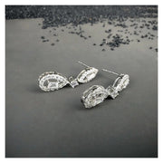 Aretes Moissanita Colgantes Pera Vintage Diseñador Plata 925