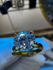 Anillo de Boda Oro 14K + 2.0 Ct. Diamante IGI VVS1 Color D